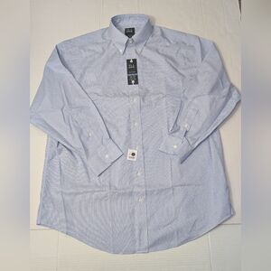 JoS.A. BANK Traveler Collection Traditional Fit Dress Shirt Size 17-33